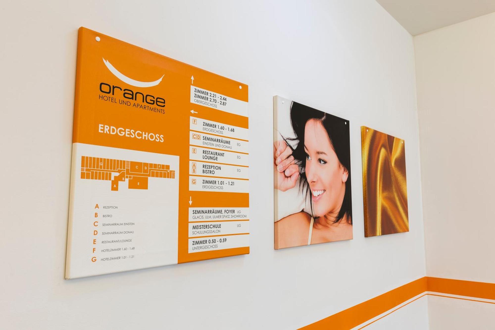 Orange Hotel Und Apartments Neu-Ulm Eksteriør billede
